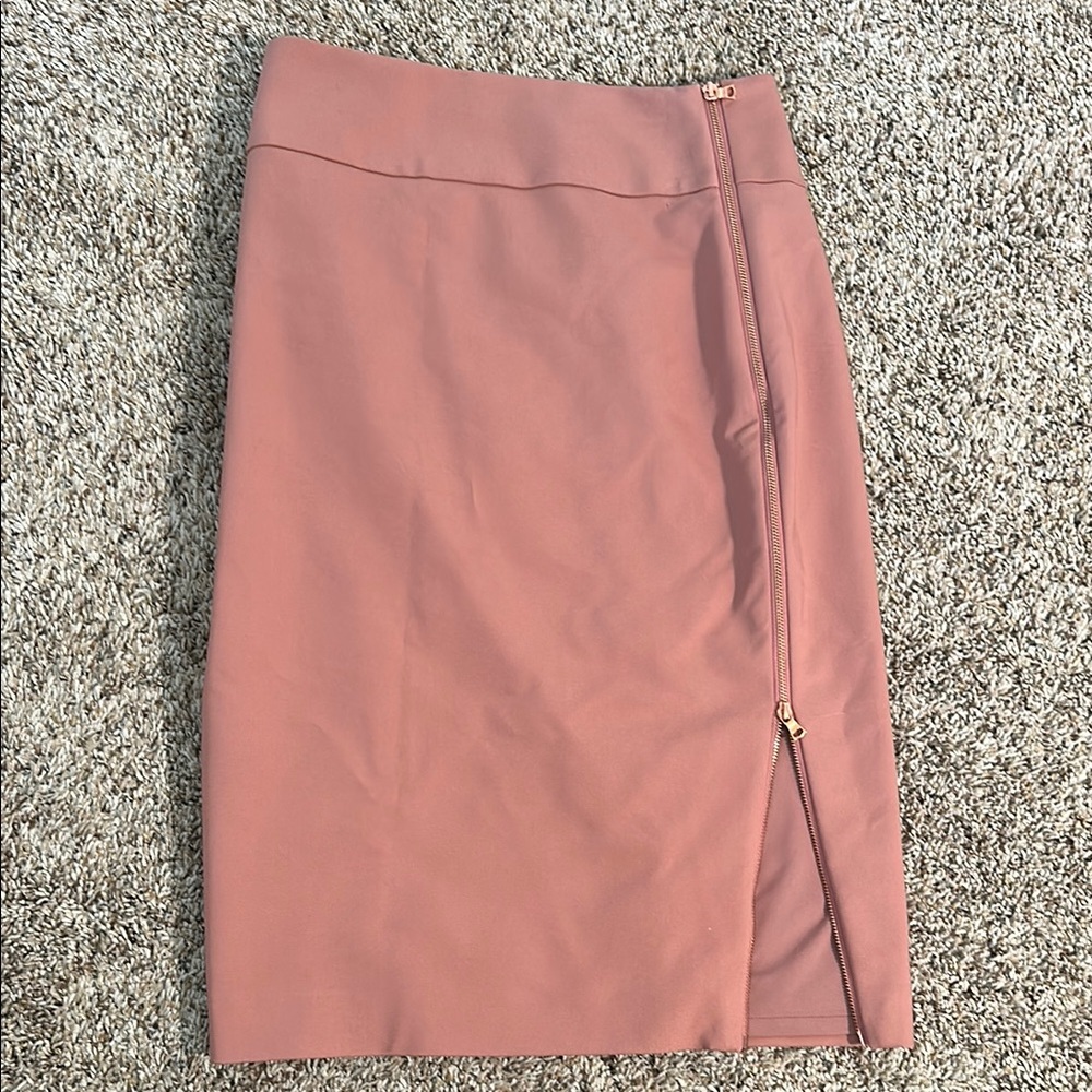 Express Dusty Pink Pencil Skirt